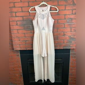 Sweet Storm Women's Baby Pink Playsuit-romper Size M